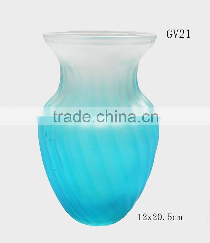 Fashion design Europe style glass vase