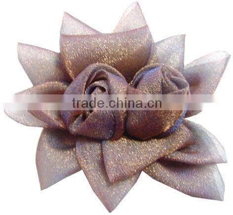 DIY wholesale custom shining tulle flower