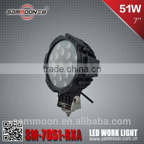 high power 43w led working light, super bright work lamp, 12v/24 off-road vehicle light_SM-7051-RXA