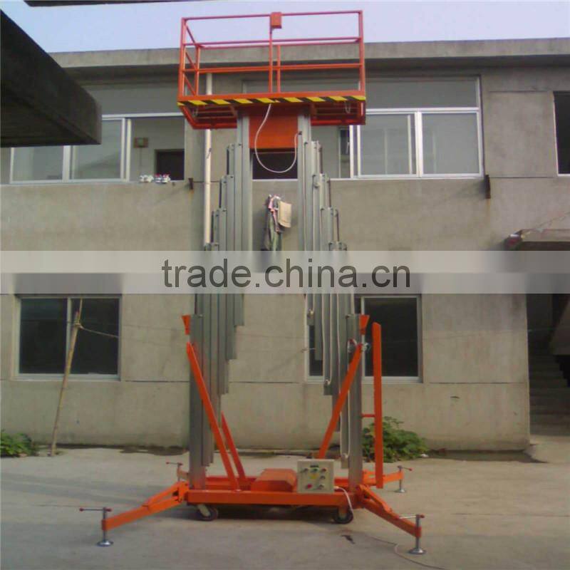 China factory price professional aluminum lift platform hand