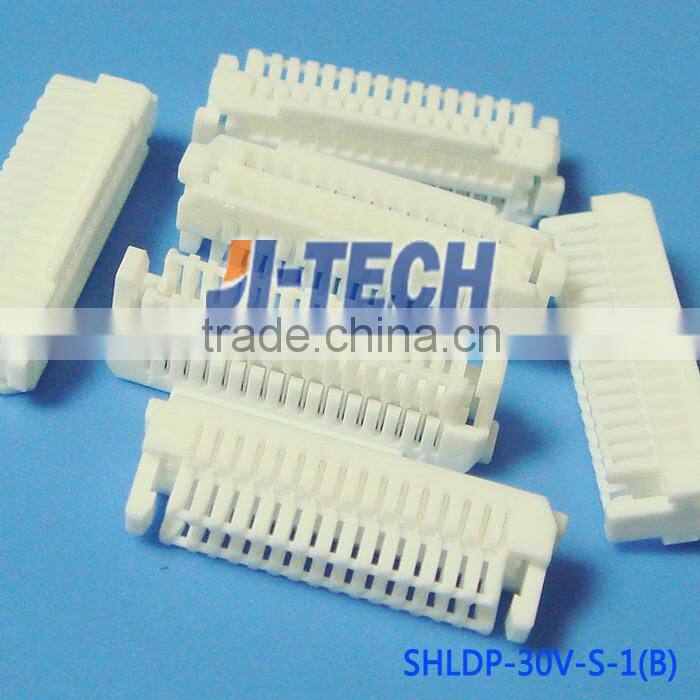 1.0mm pitch electronic wire to board connector SHLD series JST 30 pin connector SHLDP-30V-S-1(B) housing dual row
