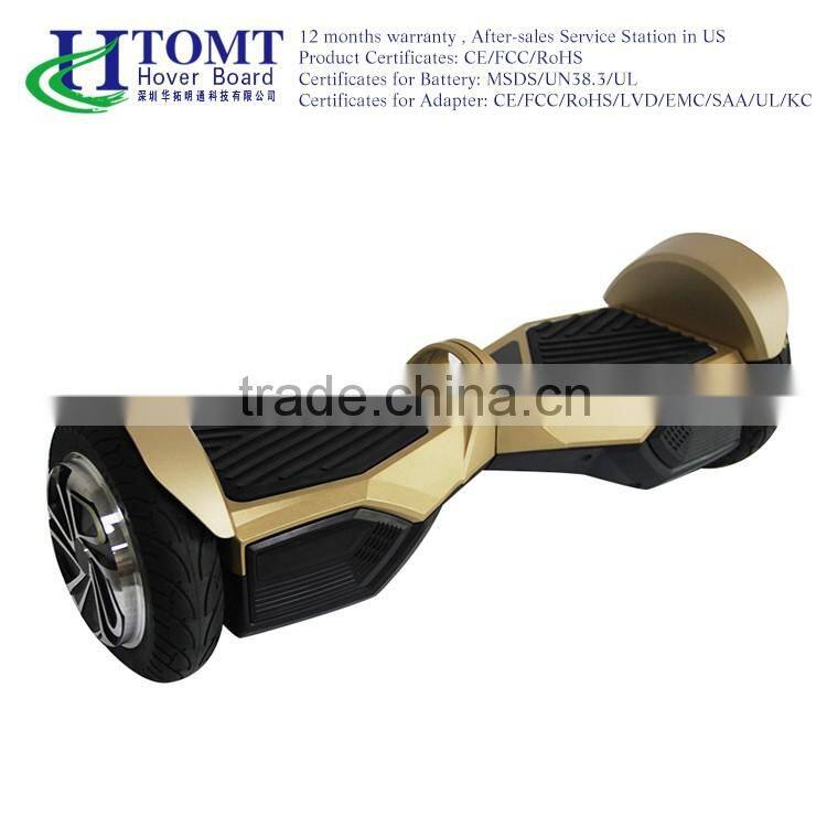 2016 new arrival product 8 10inch matte shells Two Wheels Self Balancing Scooter With Bluetooth Speaker and remote