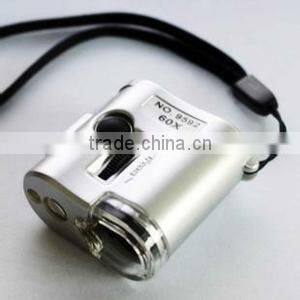 Mini 60X Pocket Microscope LED Lighted Microscope