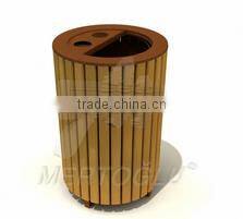 Outdoor Wooden Litter Bin