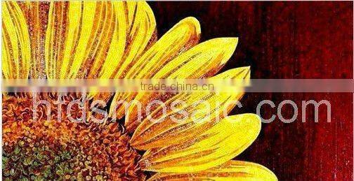 sunflower mosaic pattern