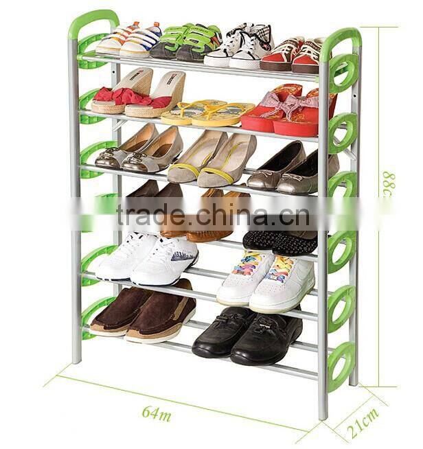 White Resin 20 Pair Shoe Rack