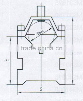 Type B V-block and clamp set