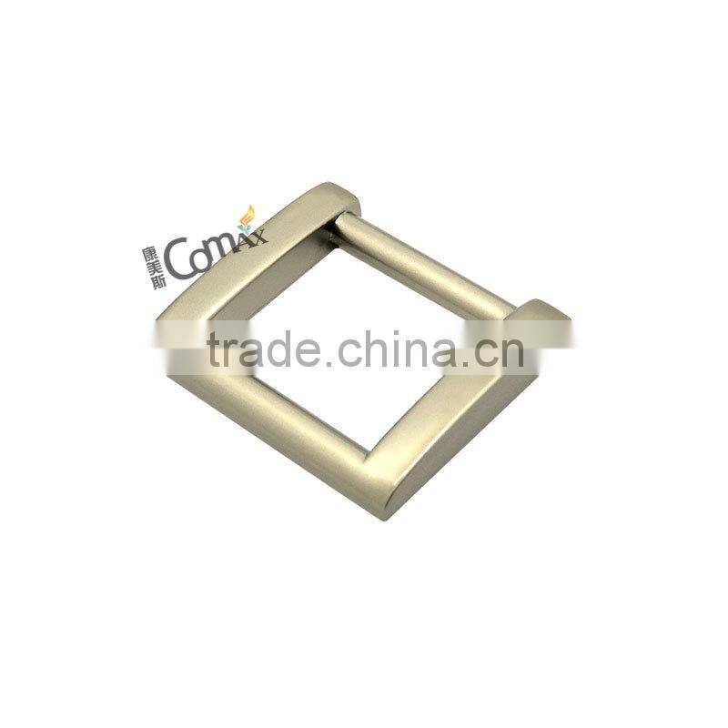 Zinc Alloy Pearl Nickle Square Metal Ring For Bags