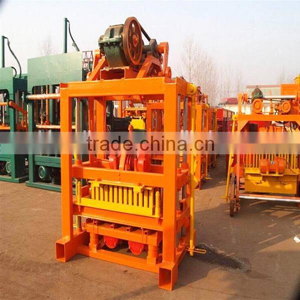 Machine for Small Factory!! Low Investment Cement Concrete Block Making Machine QTJ4-40