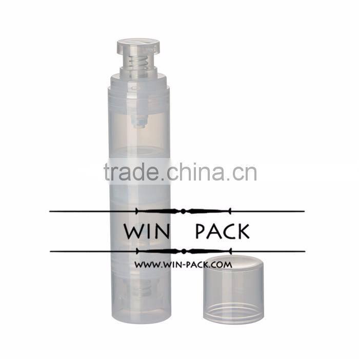 WY0158 dual top ailress bottle, 2016 new airless bottle, 20ml 30ml airless bottle