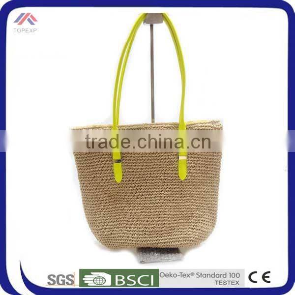 Natural Foldable Soft Straw Bag Shoulder Bag