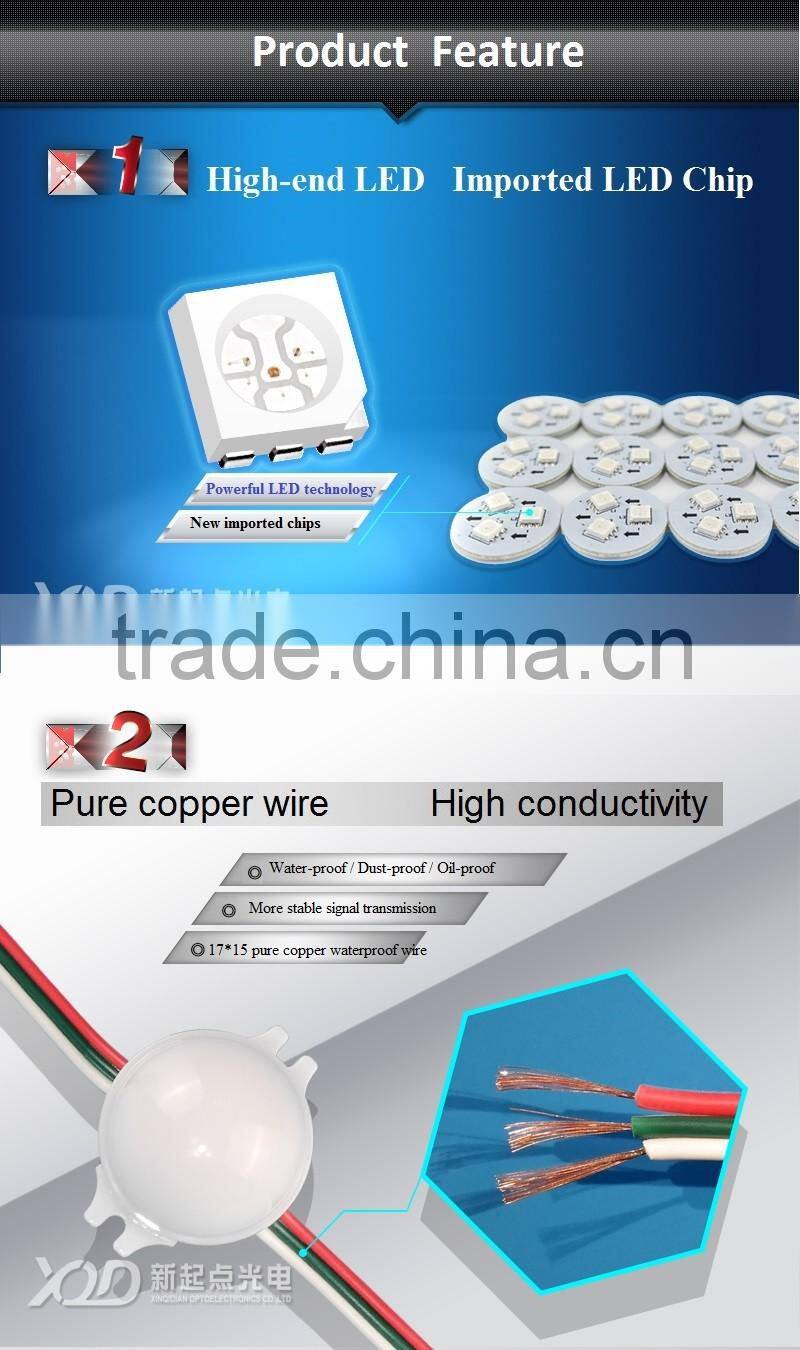 5050 SMD RGB led light source led display screen led pixel lights outt side control color led point light 12VDC