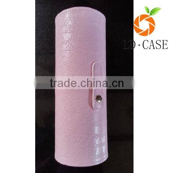 Beauty Cases Holders Cheap PU Leather Makeup Brush Cup Holder