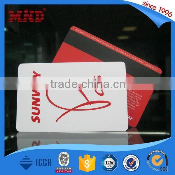 MDP194 Blank card with magnetic stripe blank printing magnetic smart card