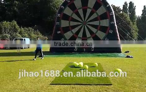 2016 New design giant inflatable dartboard, soccer darts, football dart board
