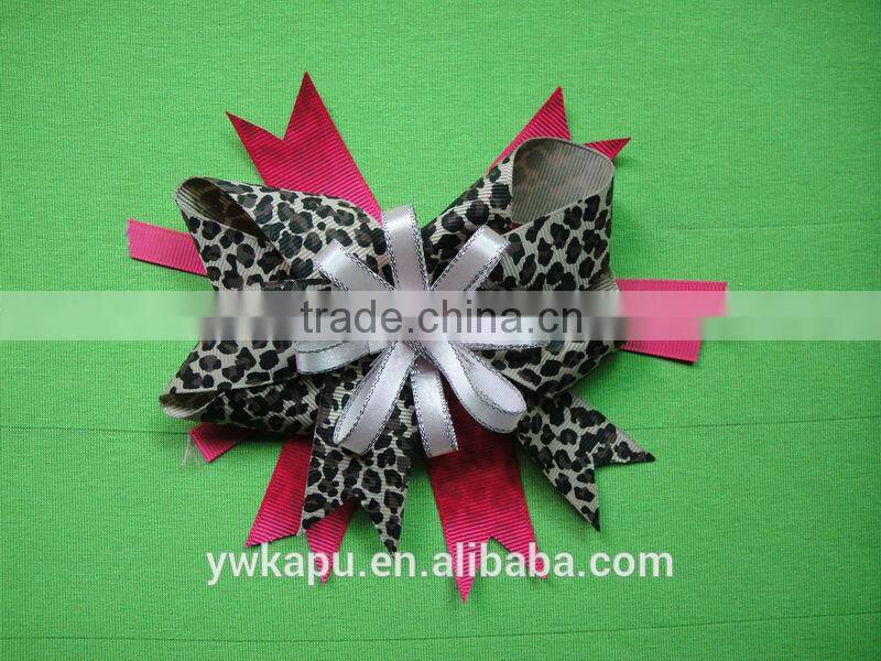 Popular new style lovely ribbon bow for girl