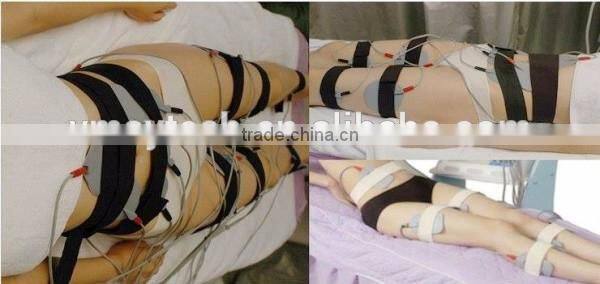 2 in 1 Far infrared heating pad ems russian wave current electric muscle stimulator body slimming machineVEM128