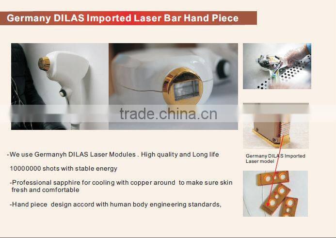 SHR high energy 808nm diode laser depilation