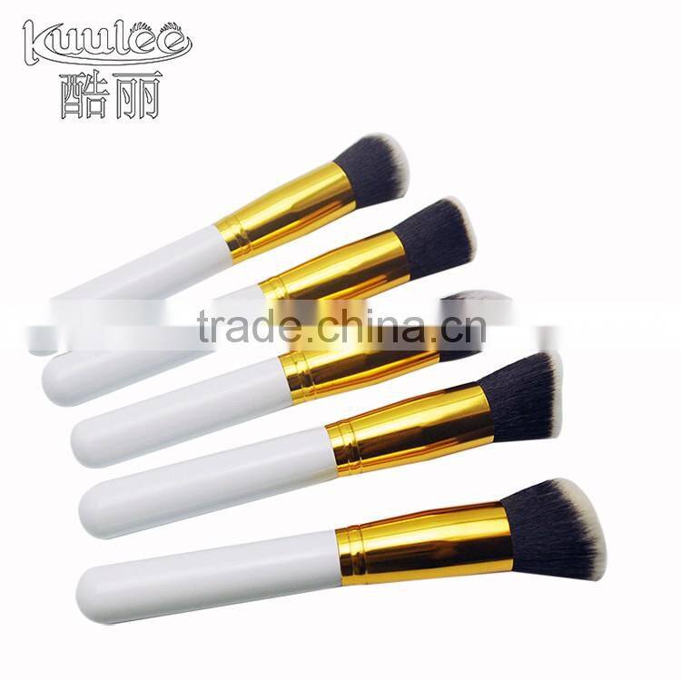 Professional Cosmetics Synthetic 10Pcs Hair Foundation Makeup Brush Kit