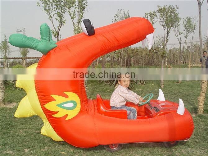 Hot sale outdoor inflatable electric car children battery car