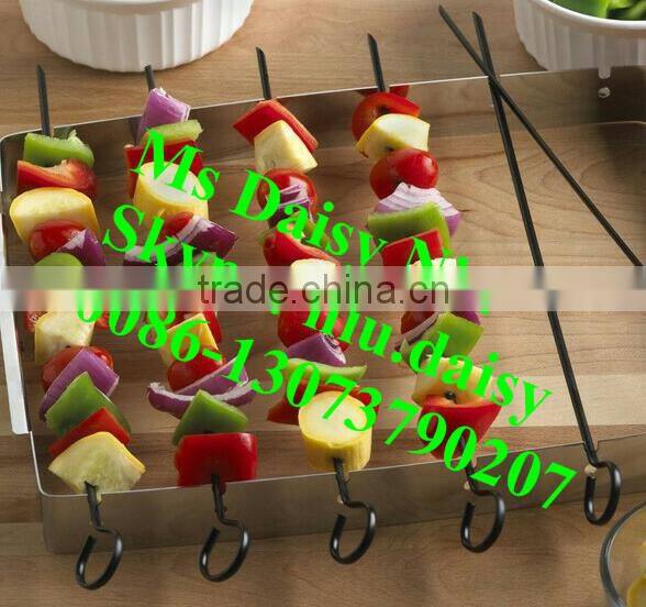 circle type BBQ kebab skewers/BBQ skewer stand/BBQ kabob rack