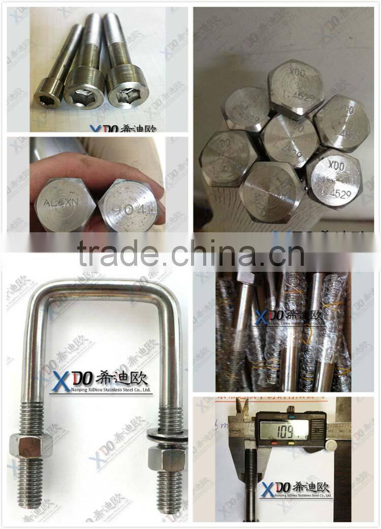 316L. 316LN.316Ti. 321 u shape bolt square made in china