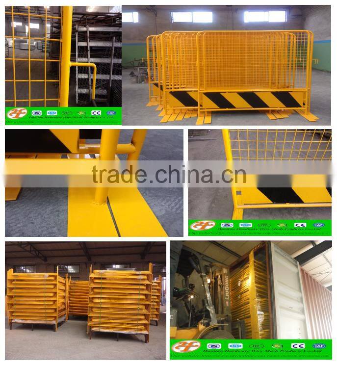 Temporary fence post base Plastic/ Reusable No Galvanized Canada temporary fencing,high standard