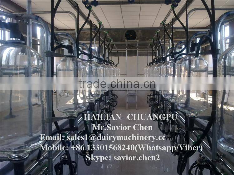 Cow Farm Equipment Milking Hall , Milking Parlor System HL-G1