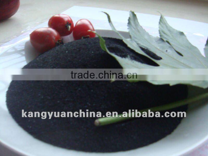 Agriculture organic water soluble fertilizer 95% sodium humate shiny flakes/crystal/powder