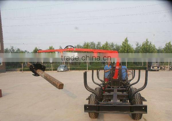 CE approved Hydraulic grapple trailer price