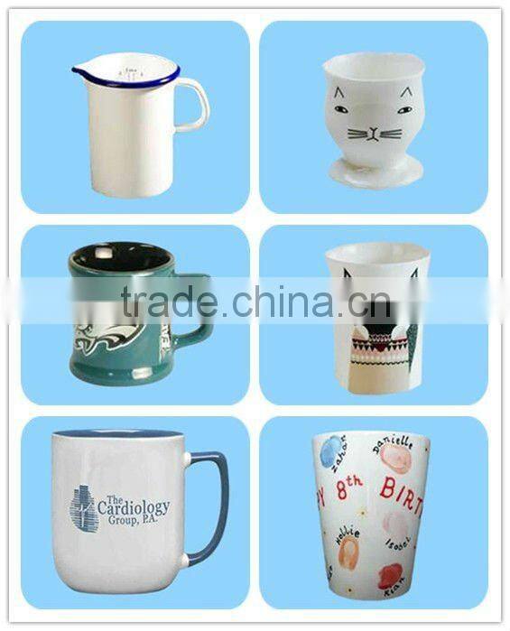 Daily Use Warm Ceramic Beaker Mug with Handle