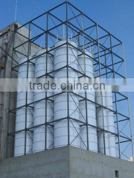vertical grain storage wheat flour silo
