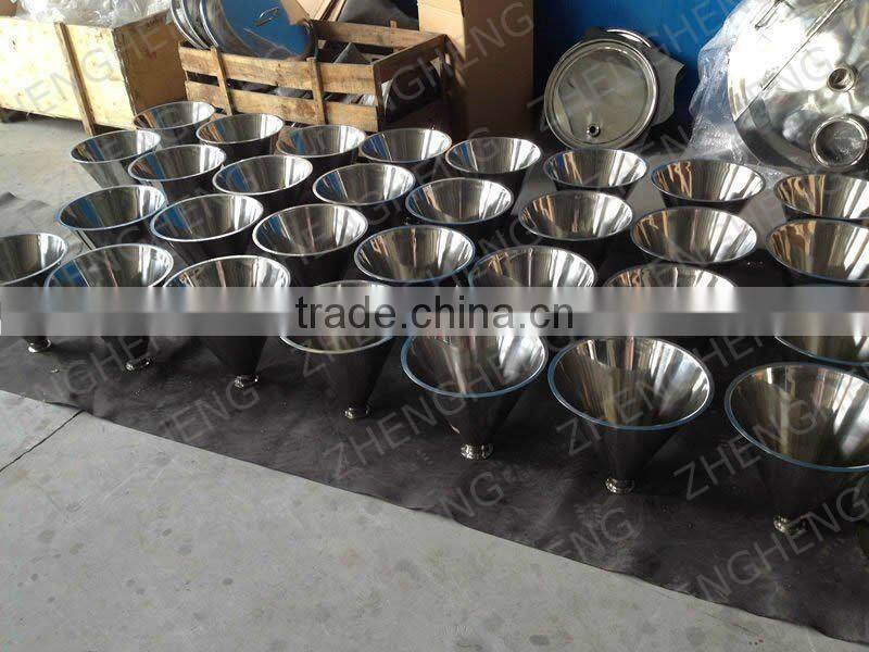 Stainless steel feeding hopper