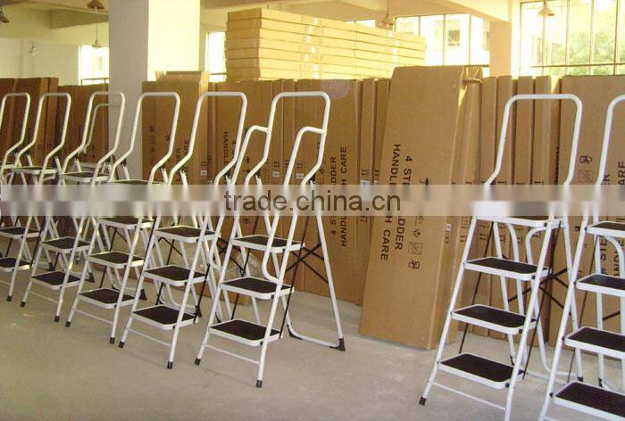 chuangquanxing loft 4 step with safety rail emergency escape ladder