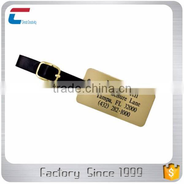 Custom wholesale metal airplane luggage tag