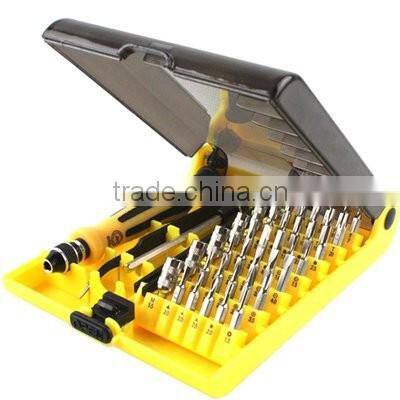 45 in 1 multi Professional Portable Opening Tool Compact Screwdriver Kit Set with Tweezers & Extension