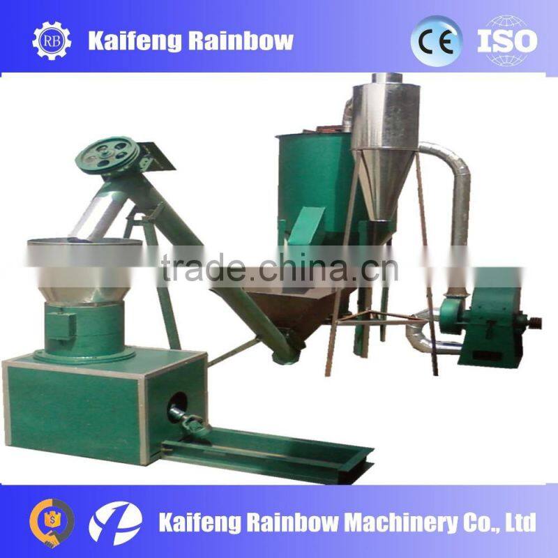 Automatic large capacity feed crusher for animals