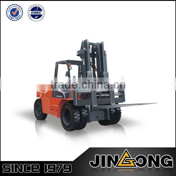 Clamp Forklift truck for sale CPCD100 with 3-stage mast and Japan ISUZU engine