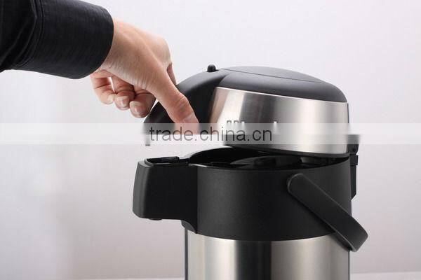Wide mouth stainless steel air pump pot