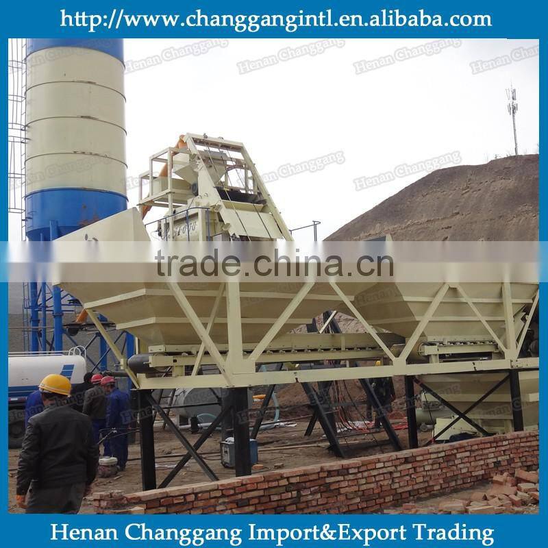 commercial concrete mixing station with larger working capacity