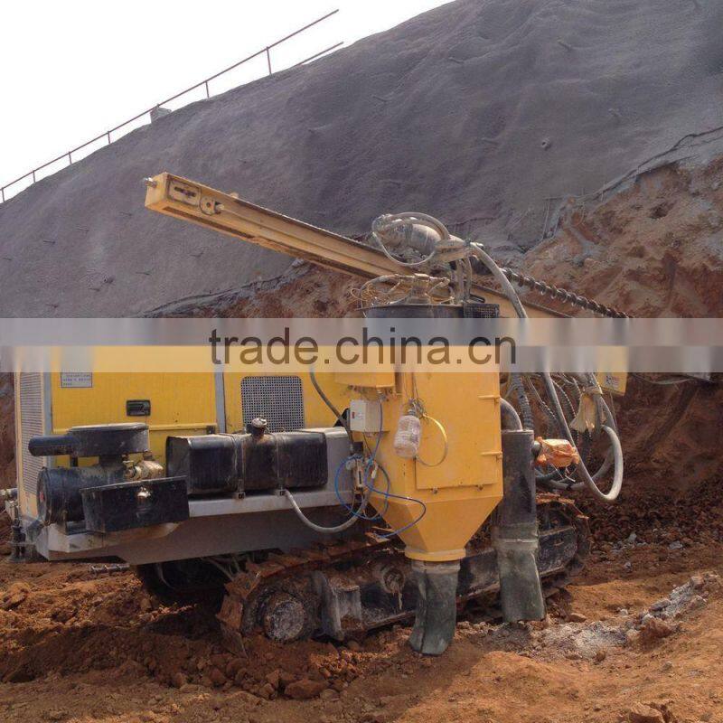 slope project soil nailing track bore hole drilling machine CTQ-G140YF