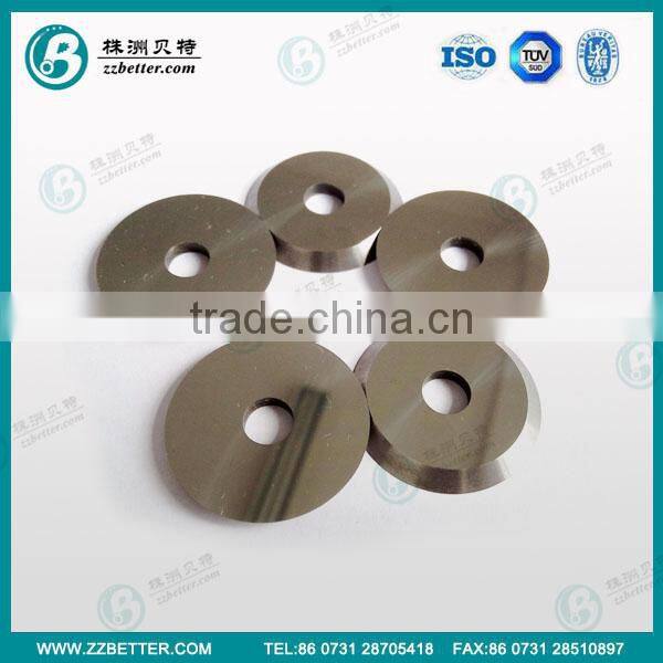 ISO K10 standard ceramic carbide disc cutter/cermet round cutter