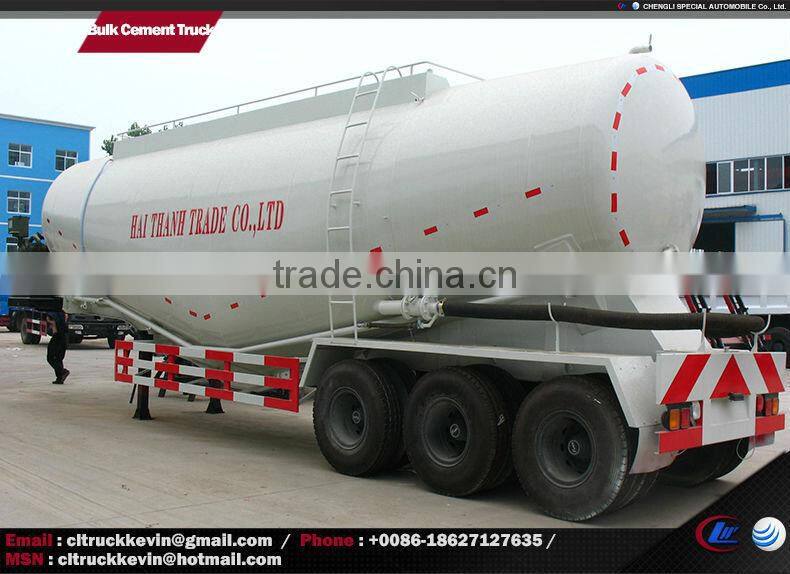 3 axles bulk concrete tanker trailer