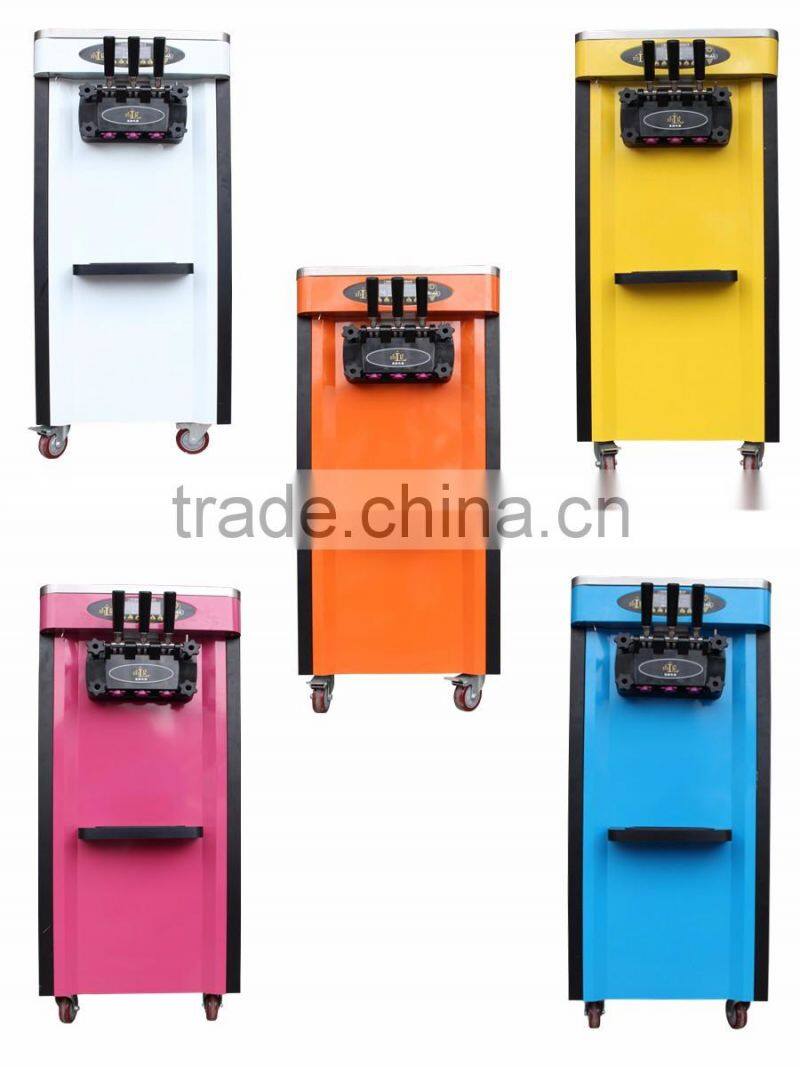 Free standing 3 flavor ice cream machine, soft ice cream machine(ZQR-25CA)