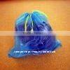 2014 high quality blue drawstring garbage bag