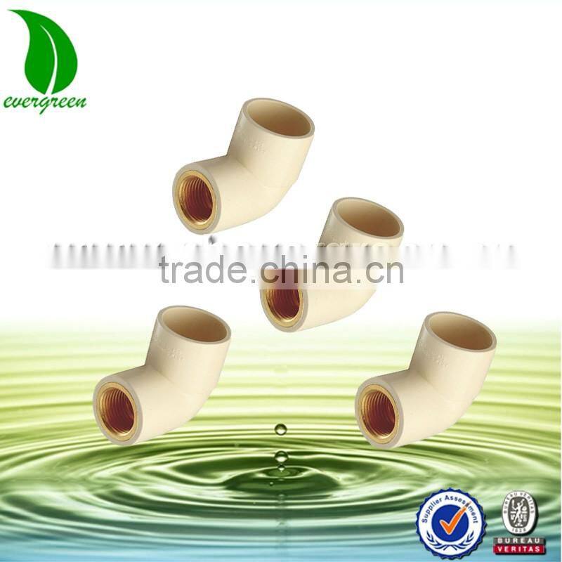 Brass Pipe Fittings 90 Degree CPVC Female Elbow 1/2" 3/4" 1"