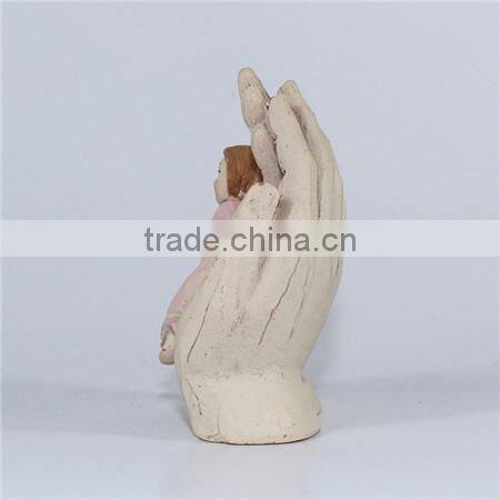 Resin little girl figurine