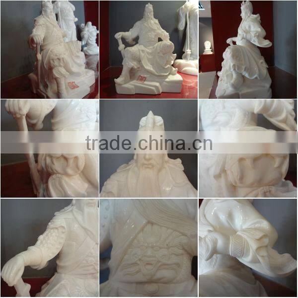 Home Decoration Marble Guan Gong Statue