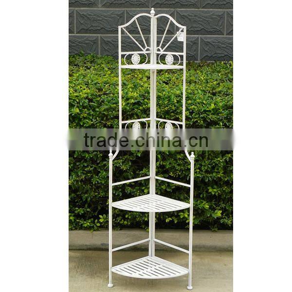 2014 Hot Selling Folding Vintage Iron Garden Shelf