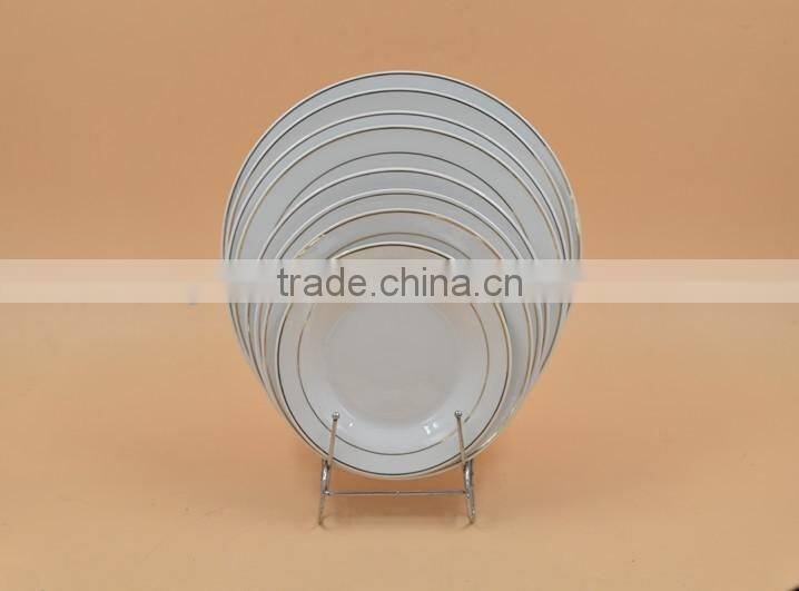 custom printed ceramic dinner plate